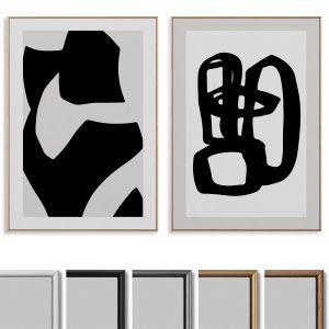 Abstract Painting Frame Set  194