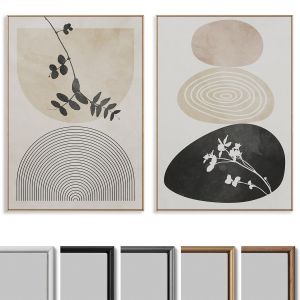 Abstract Painting Frame Set  195
