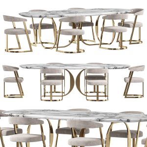Convivio Dining Table By Luxdeco Collection