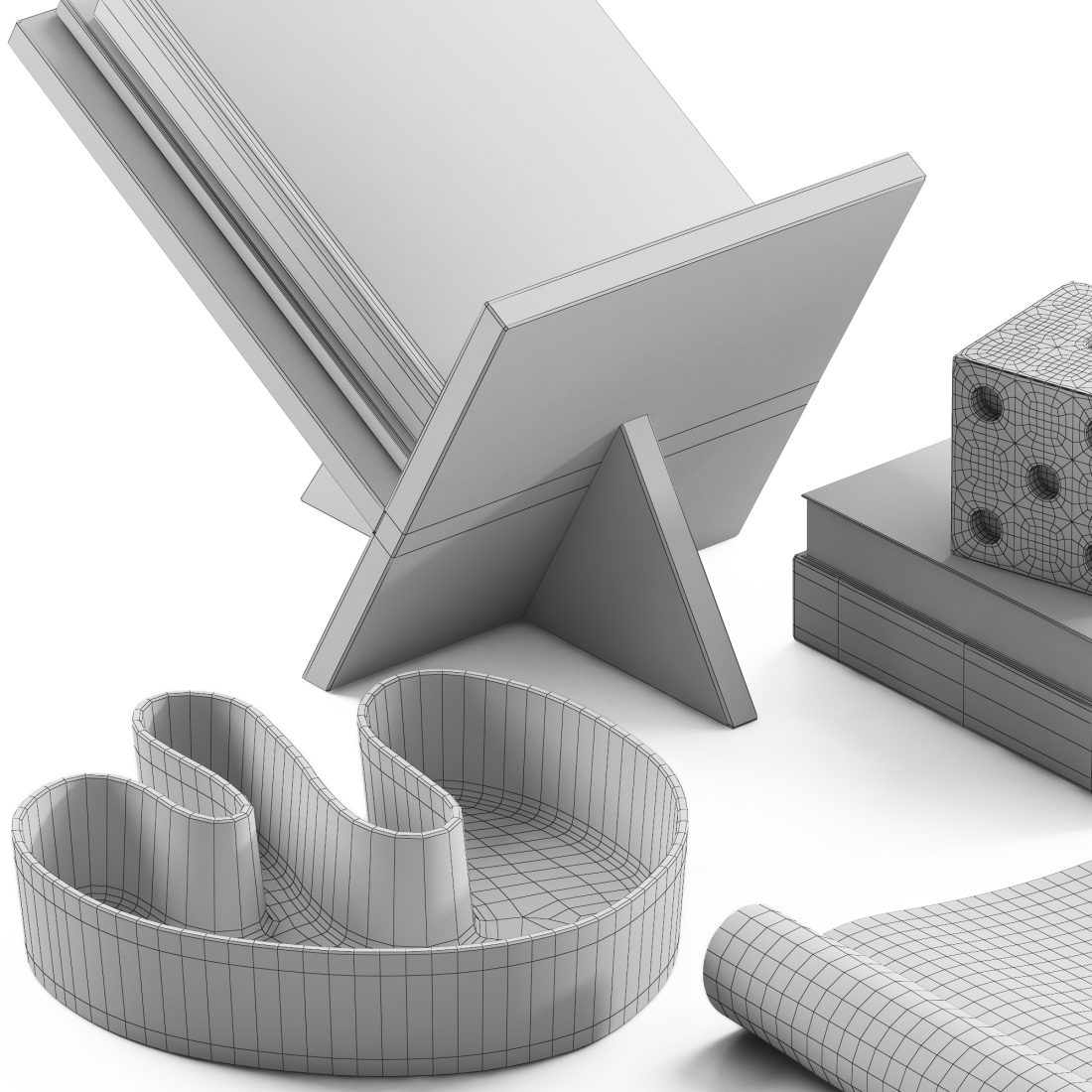 Coffee Table Decor 06 3D Model for VRay | CGMood