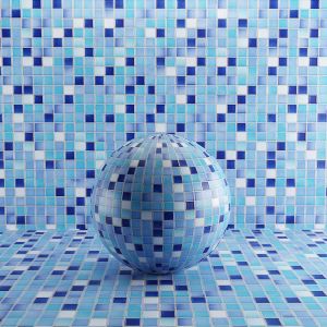Ceramic Mosaics Mischmosaike 5530 4k Pbr Seamless
