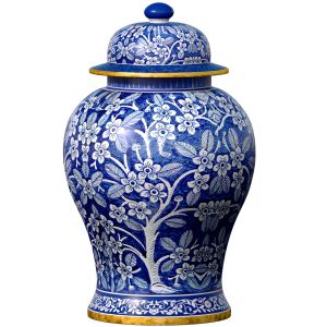 Traditional Ceramic Vase Urn Decorative Sakura Jar