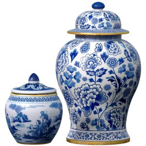 Traditional Ceramic Decorative Vase Urn And Jar