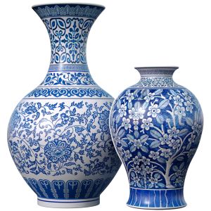 Decorative Porcelain Vase Flowerpot Pot Urn Jar Ch