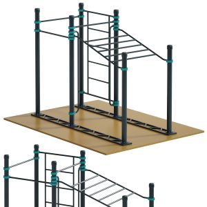 Lifting Handrail Wall Bars 3 Horizontal Bars
