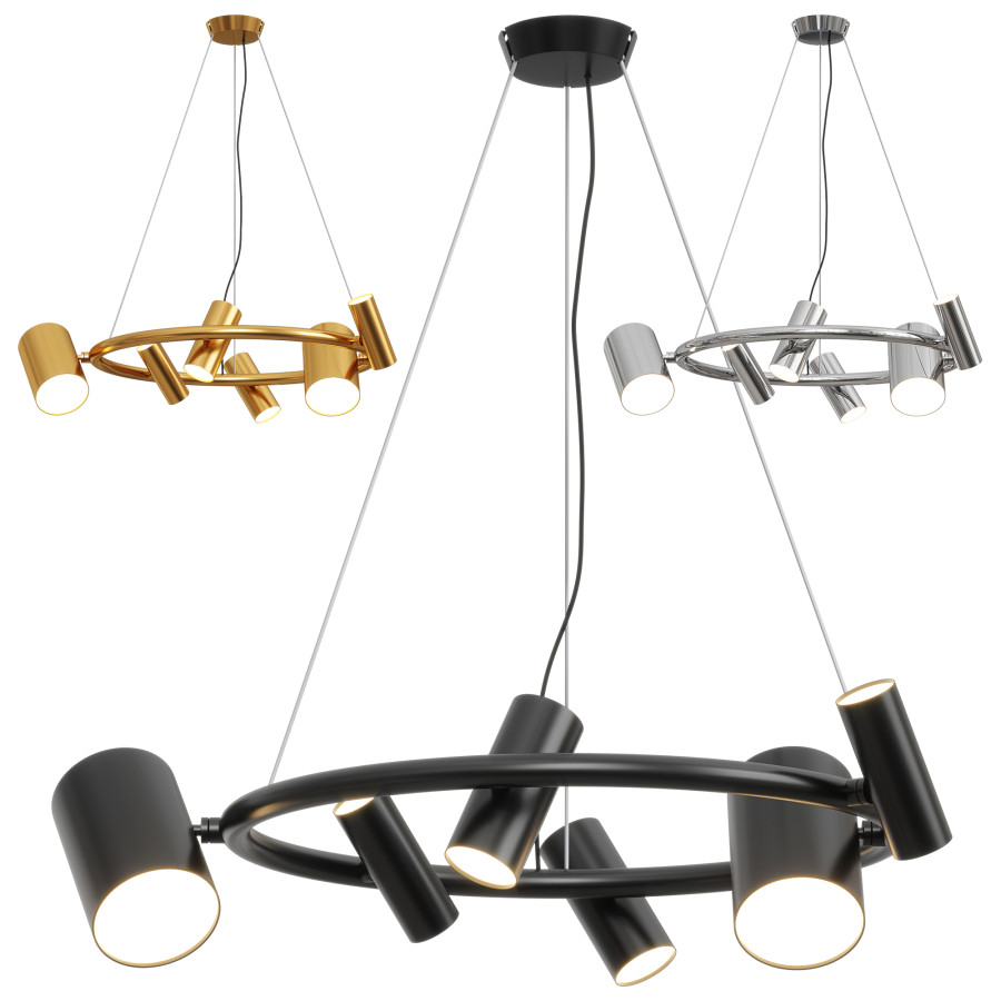 Can Can Round Suspension Lamp 3D Model for Corona | CGMood