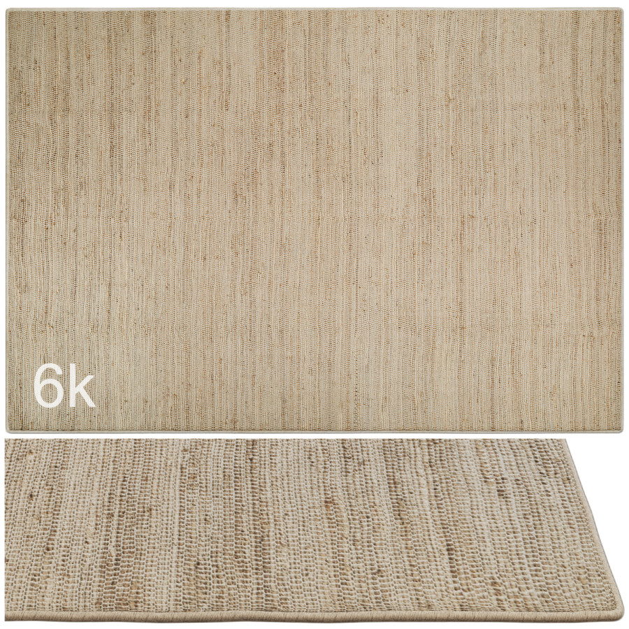 Carpet Set 89 - Square Jute Rug/ 5k 3D Model for Corona | CGMood