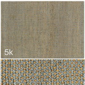 Carpet Set 57 - Gray Braided Jute / 5k 3D Model for Corona | CGMood