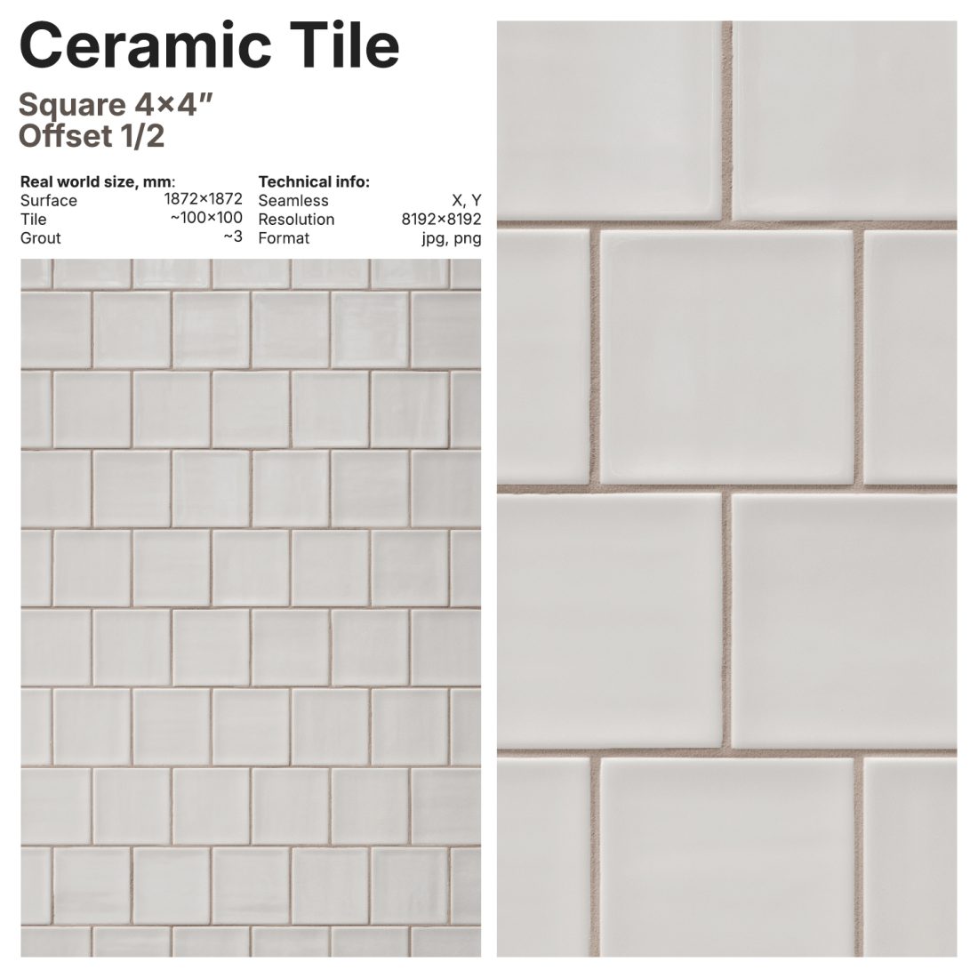 Style Tile Examples Using 4px System Square Tile 4x4