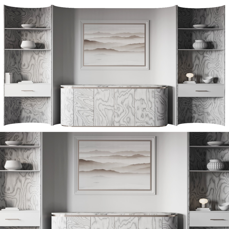 Furniture Composition 3D Model for VRay, Corona | CGMood