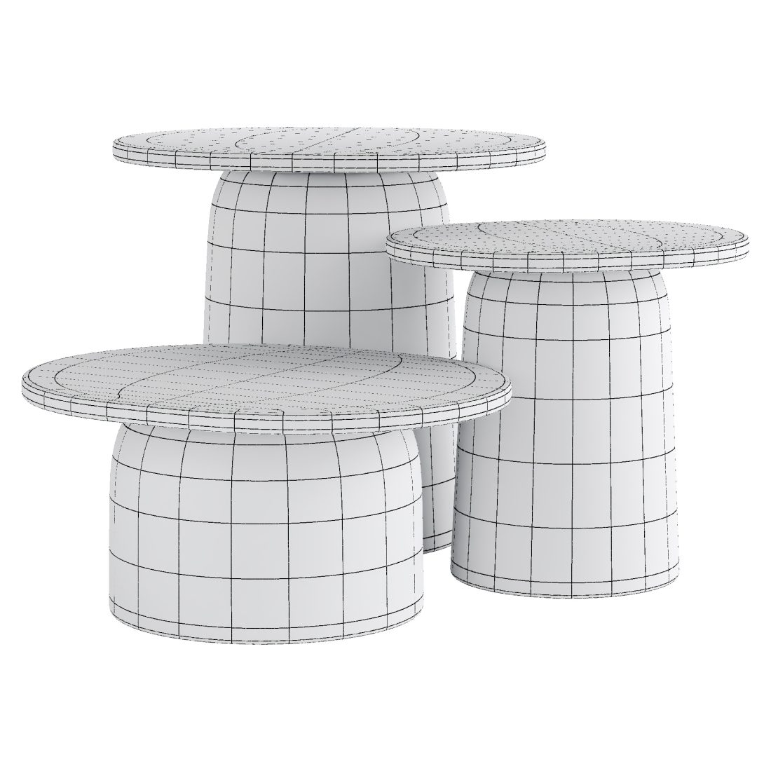 Window Side Table Poly Model Modern Side Table 3D Model for VRay, Corona | CGMood