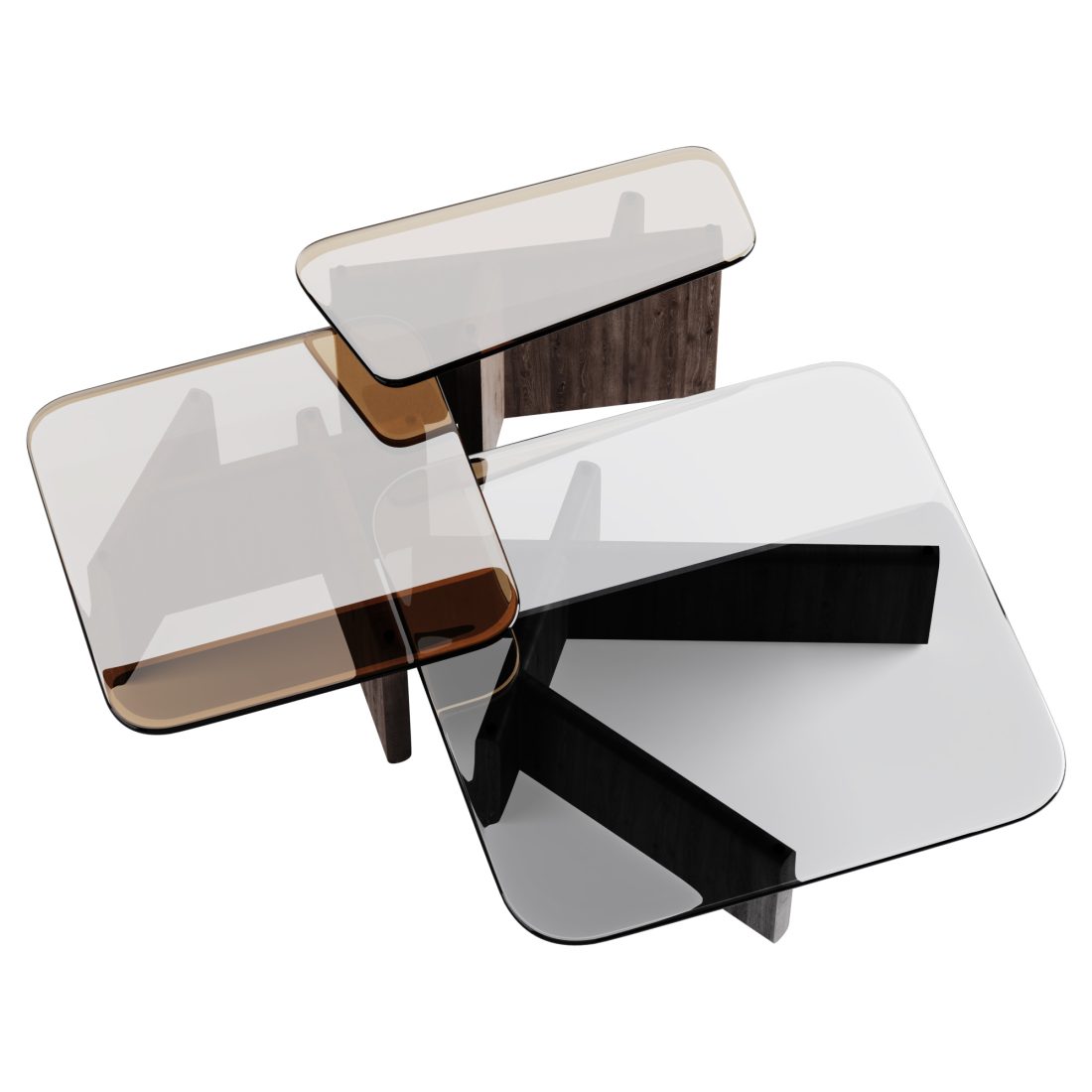 Coffee Table - 3D Model for VRay, Corona