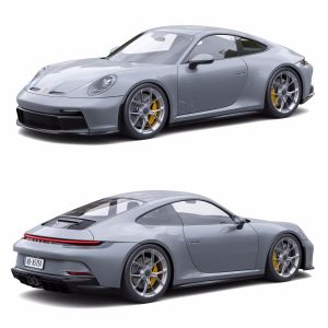 Modèle Réduit Minichamps 1:18 Porsche 911 Techart GTstreet R - édition Limitée 1/87 - Jaune - Neuf