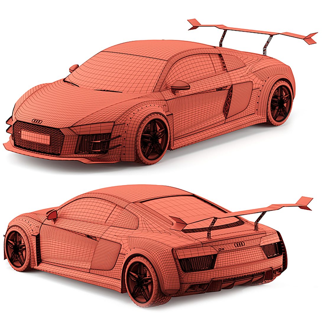 Audi R8 3D Model for Corona | CGMood