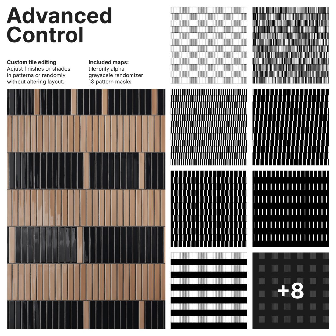 Rectangle Tile Vertical Rectangle Mosaic Tiles 1x6
