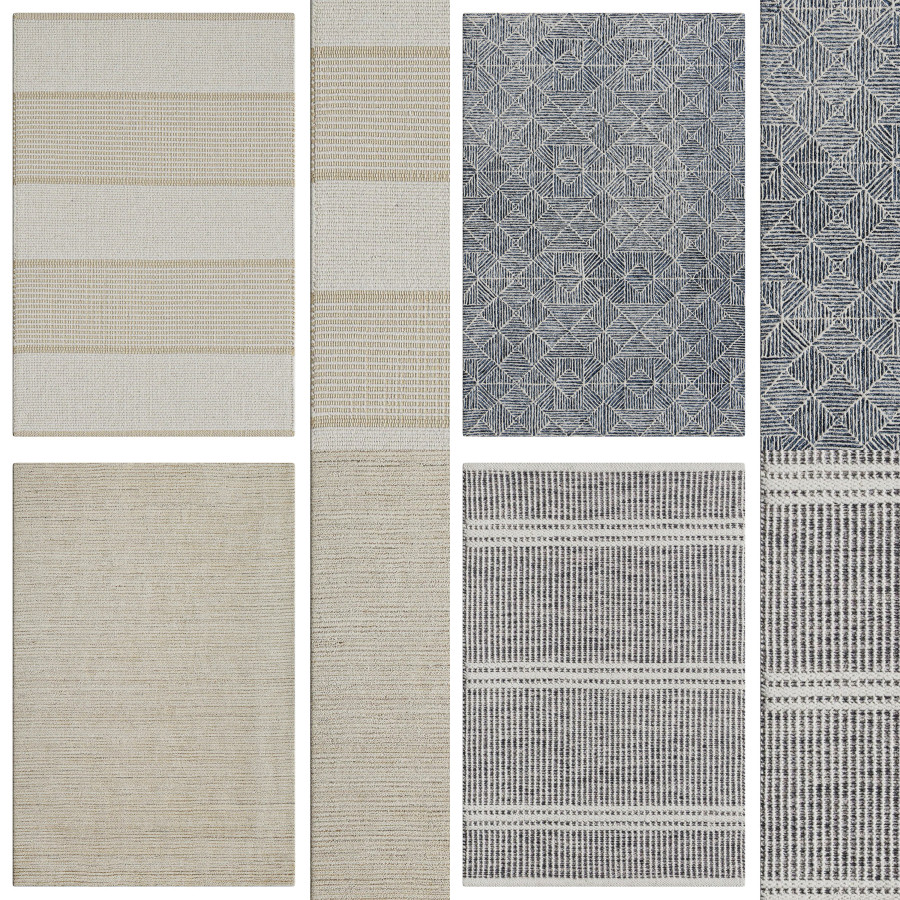 Rug Collection 04 - Wool & Performance Fabrics (10 Models) by Sodiq Samadov