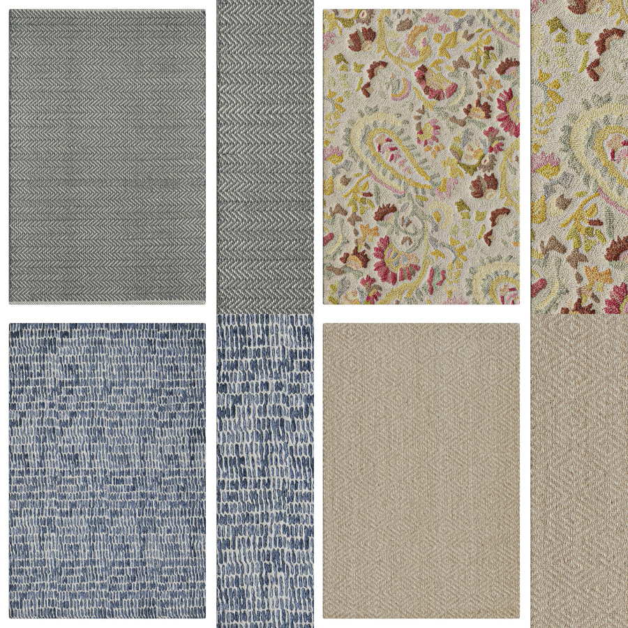 Rug Collection 05 - Abstract Art & Natural Fibers (10 Models) by Sodiq Samadov