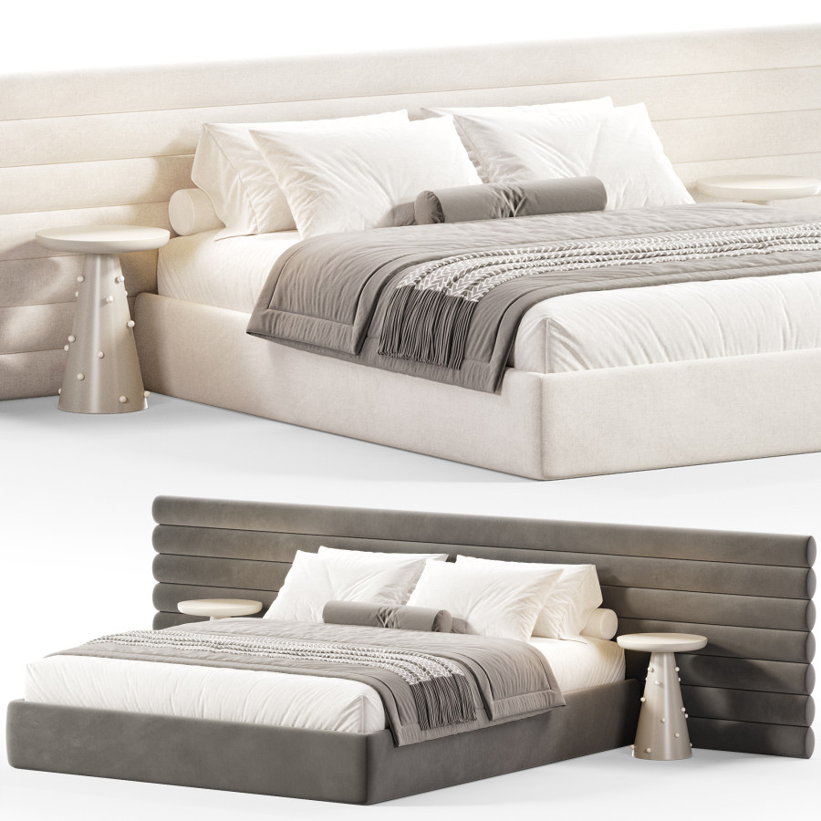 Bed Rolling 3D Model for VRay, Corona | CGMood