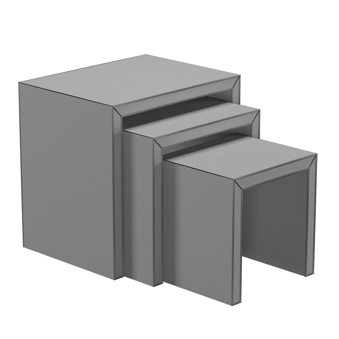 Nesting Tables 3D Model for VRay, Corona | CGMood