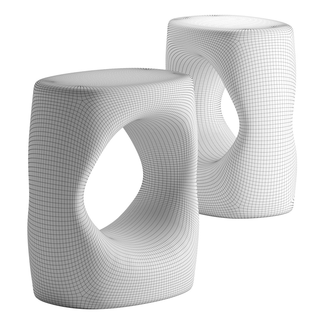 Atoll Side Table 3D Model for Corona | CGMood