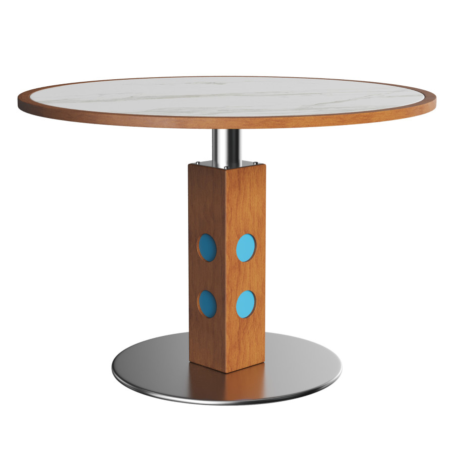 Round Dining Table 02 3D Model for Corona | CGMood