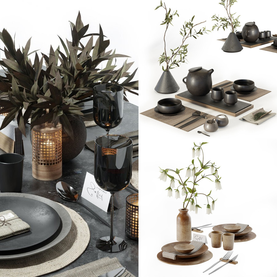 Tableware collection by Yana Rohozhynska