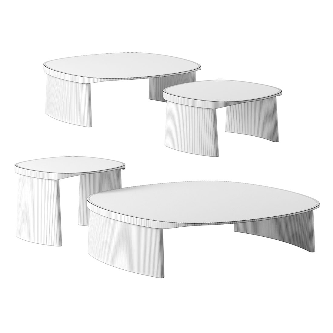 Cleo Coffee Tables 3D Model for Corona | CGMood