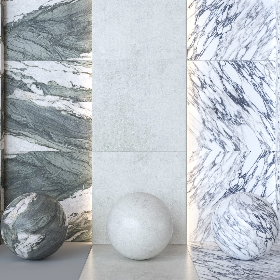 Levantina Techlam Sintered Stone Forest - 42 In 1 Material for VRay ...