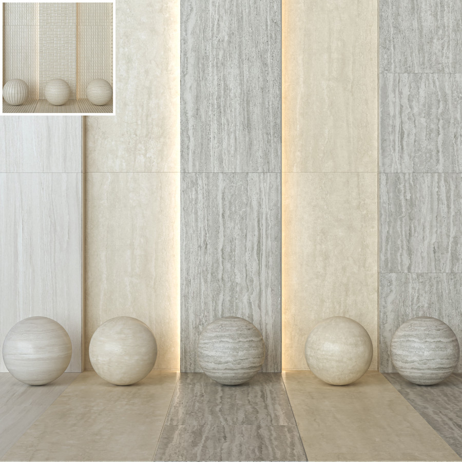 Atlas Concorde Marvel Travertine Decor & Field by studio no7
