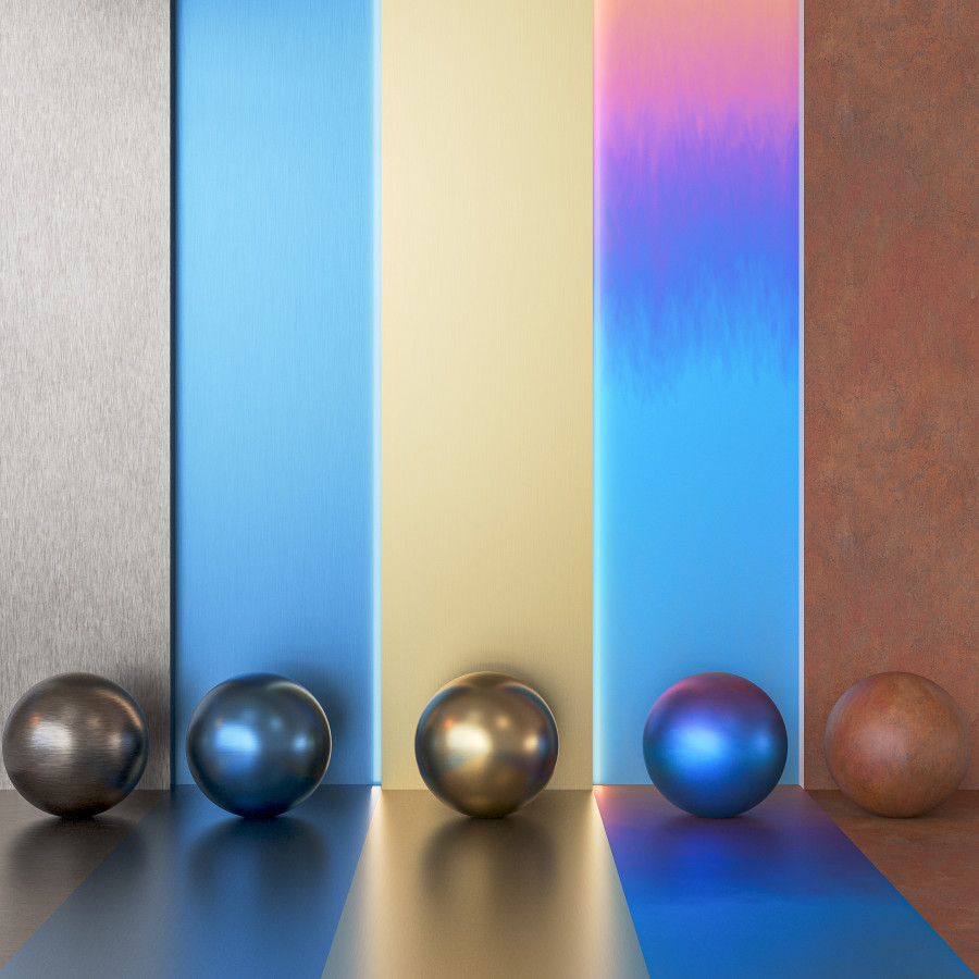 4k Architectural Steel & Aluminum Metal Textures by studio no7
