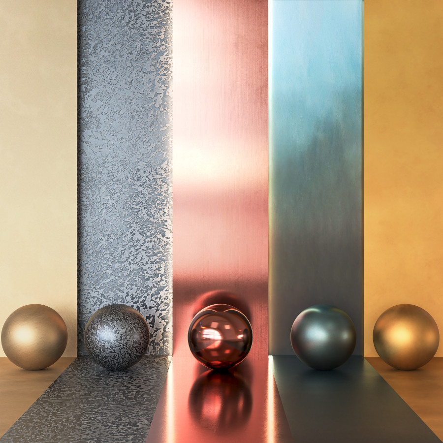 4k De Castelli Metal Series Pbr Materials Seamless by studio no7