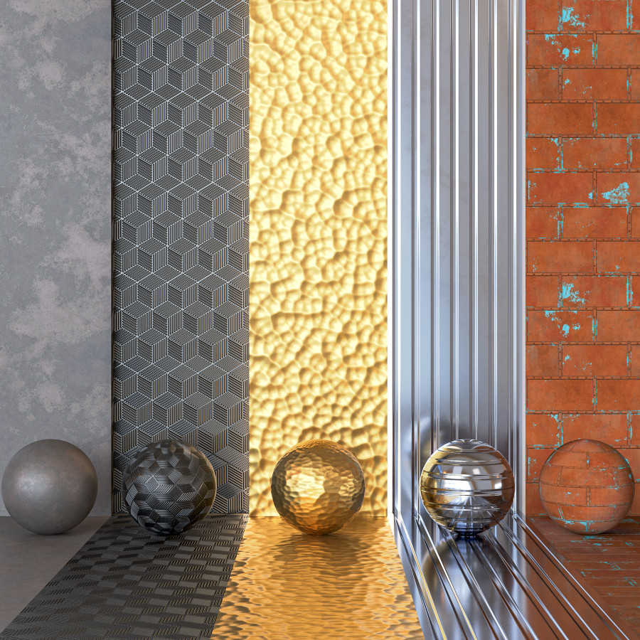 4k Premium Architectural Modern Metal Textures by studio no7