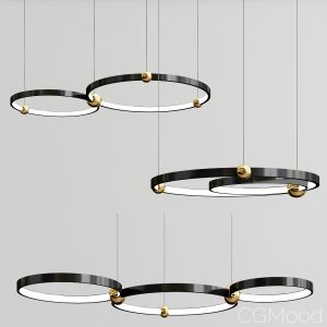 Planetary Rings Chandelier Lampatron