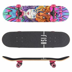 Skateboard Fish Girl