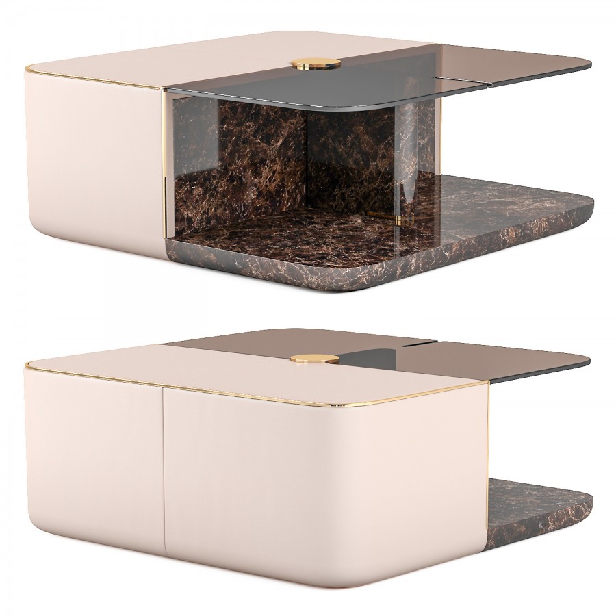 Turri Eclipse Rectangle Coffee Tables - 3D Model for VRay, Corona