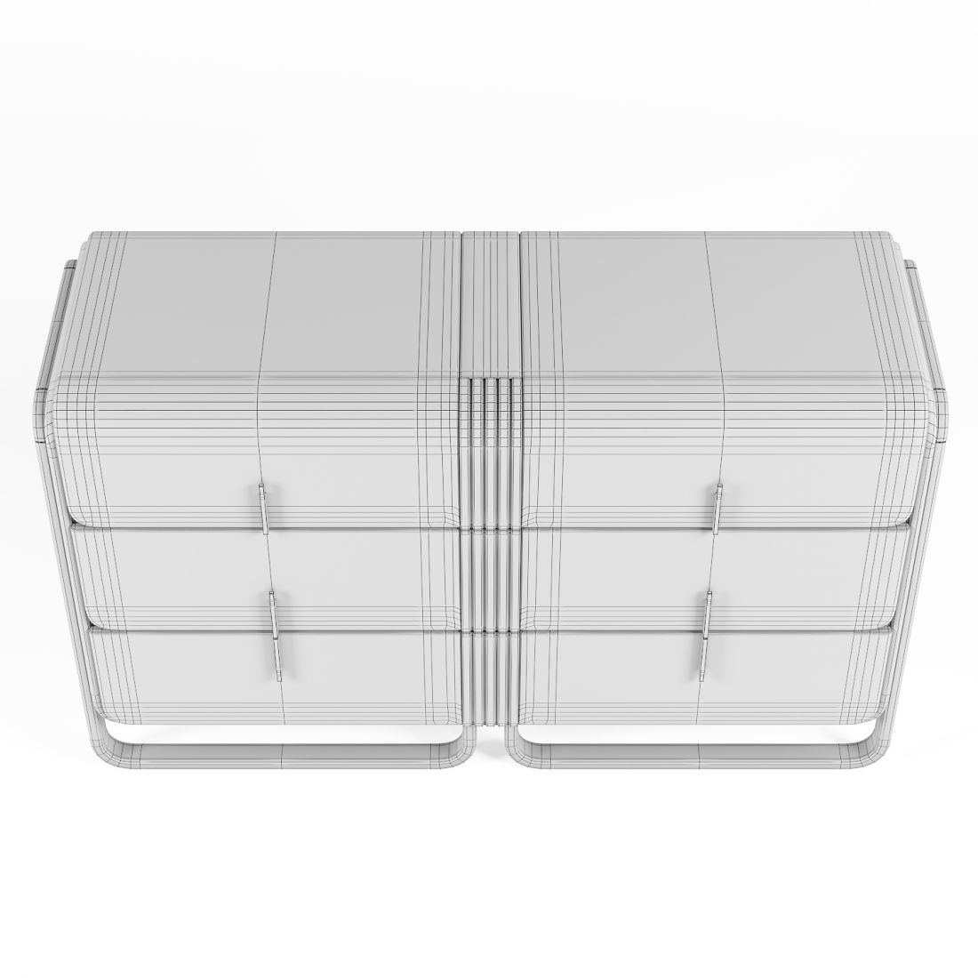 Turri Eclipse Drawer Unit 3D Model for VRay, Corona | CGMood