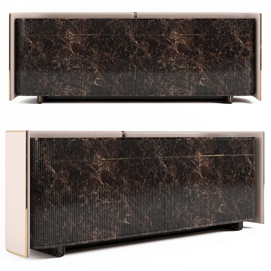Turri Eclipse Sideboard - 3D Model for VRay, Corona