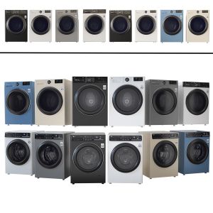 Washing Machine And Dryer Lg / Lg Dc90v9v9w / Lg F