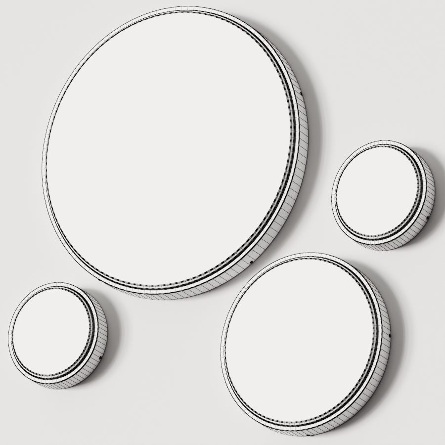 Cto Lighting Anvers Wall Lamps - 3D Model for VRay, Corona