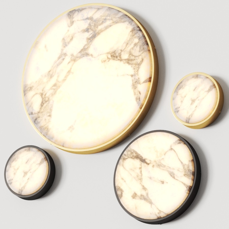 Cto Lighting Anvers Wall Lamps - 3D Model for VRay, Corona