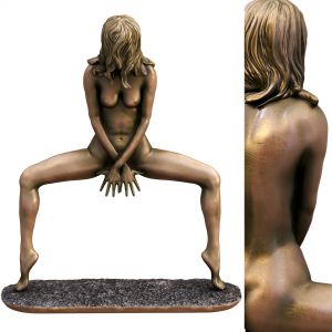 Veronese Design Bronzed Finish Nude Woman Spread P