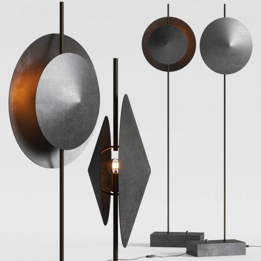 101 Copenhagen Dawn Floor Lamp - 3D Model for VRay, Corona