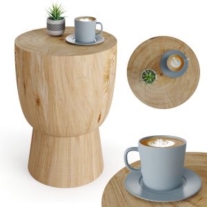Lawn Stump Coffee Table 3d Model