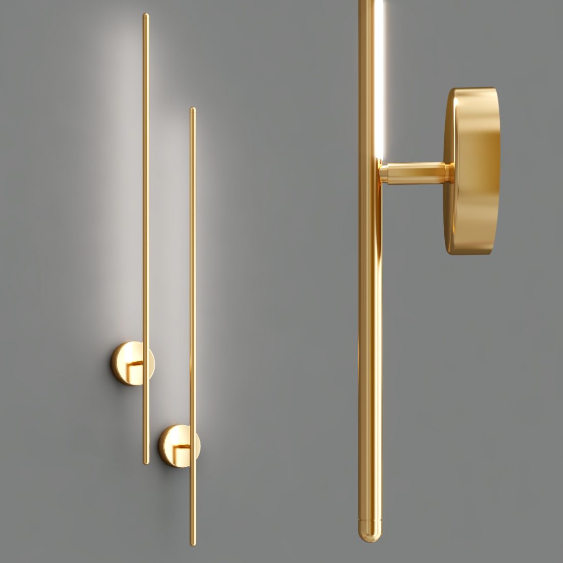 Crystal Lux Verde Wall Lamp 3D Model for VRay | CGMood