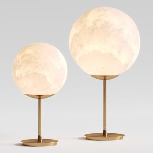 Slide Mineral Table Lamps