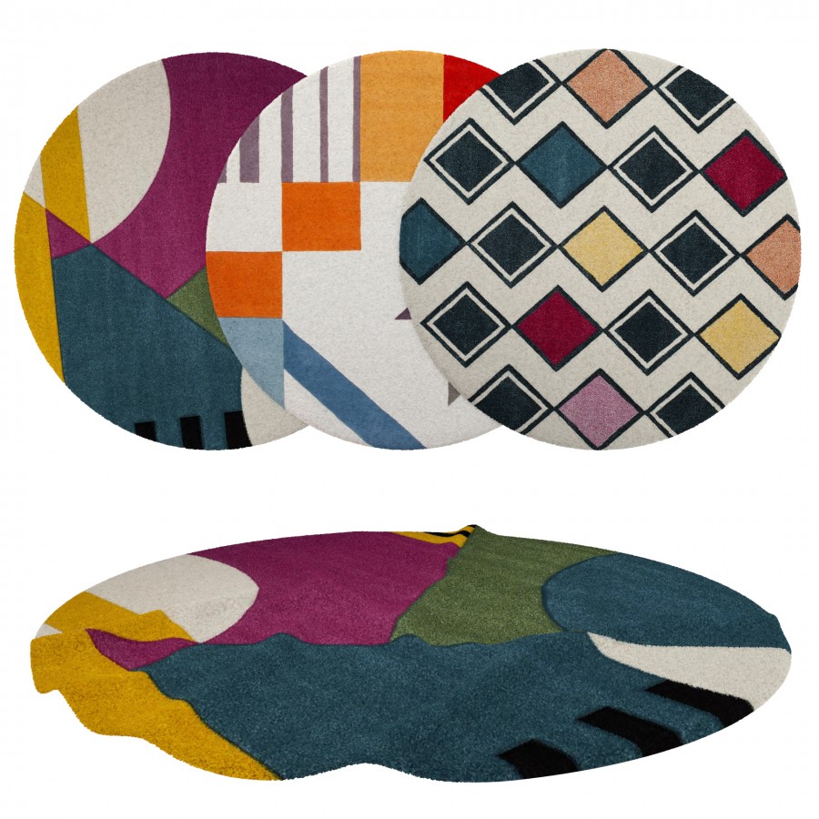 Rugs No 158 - 3D Model for VRay, Corona, VRay