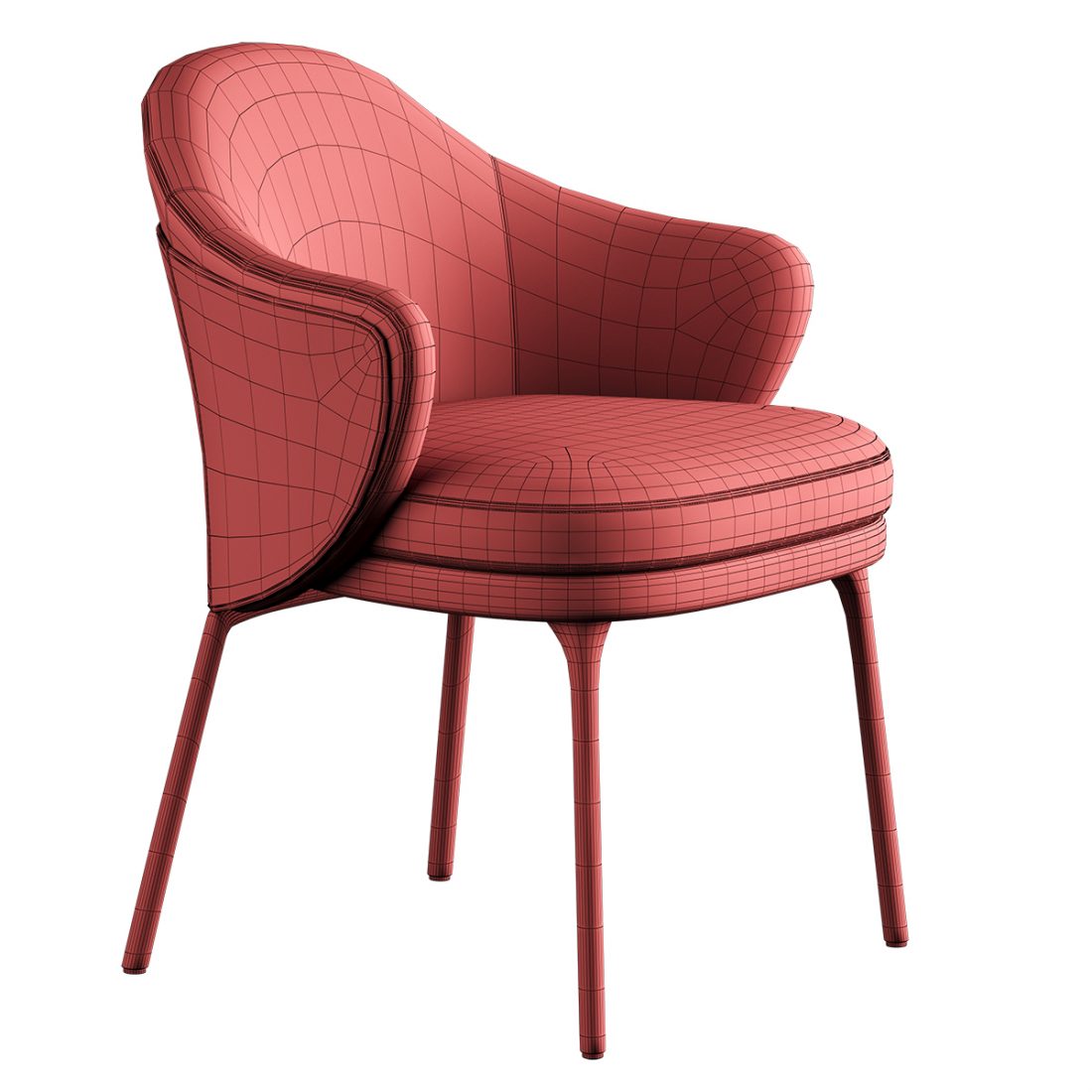 Minotti Angie Dining 3D Model for Corona | CGMood