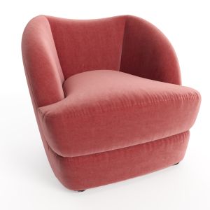 Monti Pink Gloss Armchair