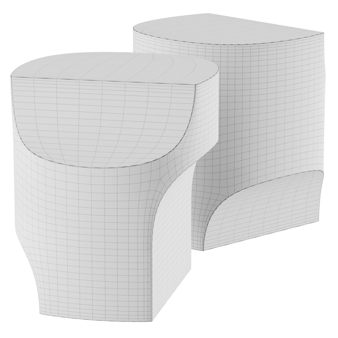 Ope Side Table - 3D Model for Corona