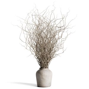 Dried Branches With Concrete Vase  Bouquet 21